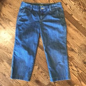 Eddie Bauer Crop Capri Denim Jeans